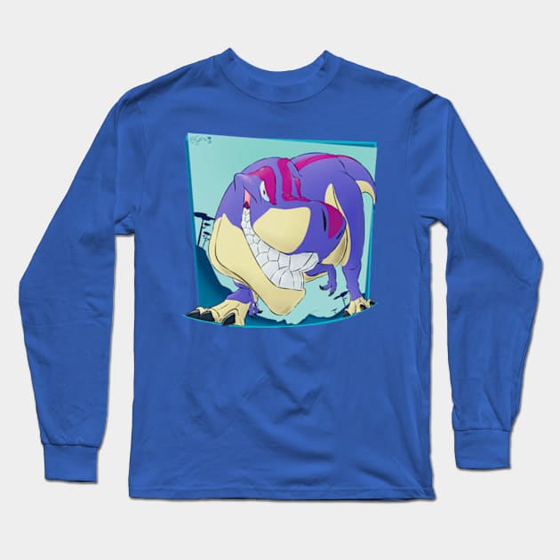 Tyrannosaurus Long Sleeve T-Shirt by Geb